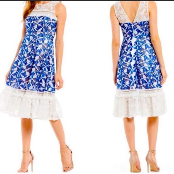 BADGLEY MISCHKA EISLYN BUTTERFLY DRESS - Picture 1 of 9
